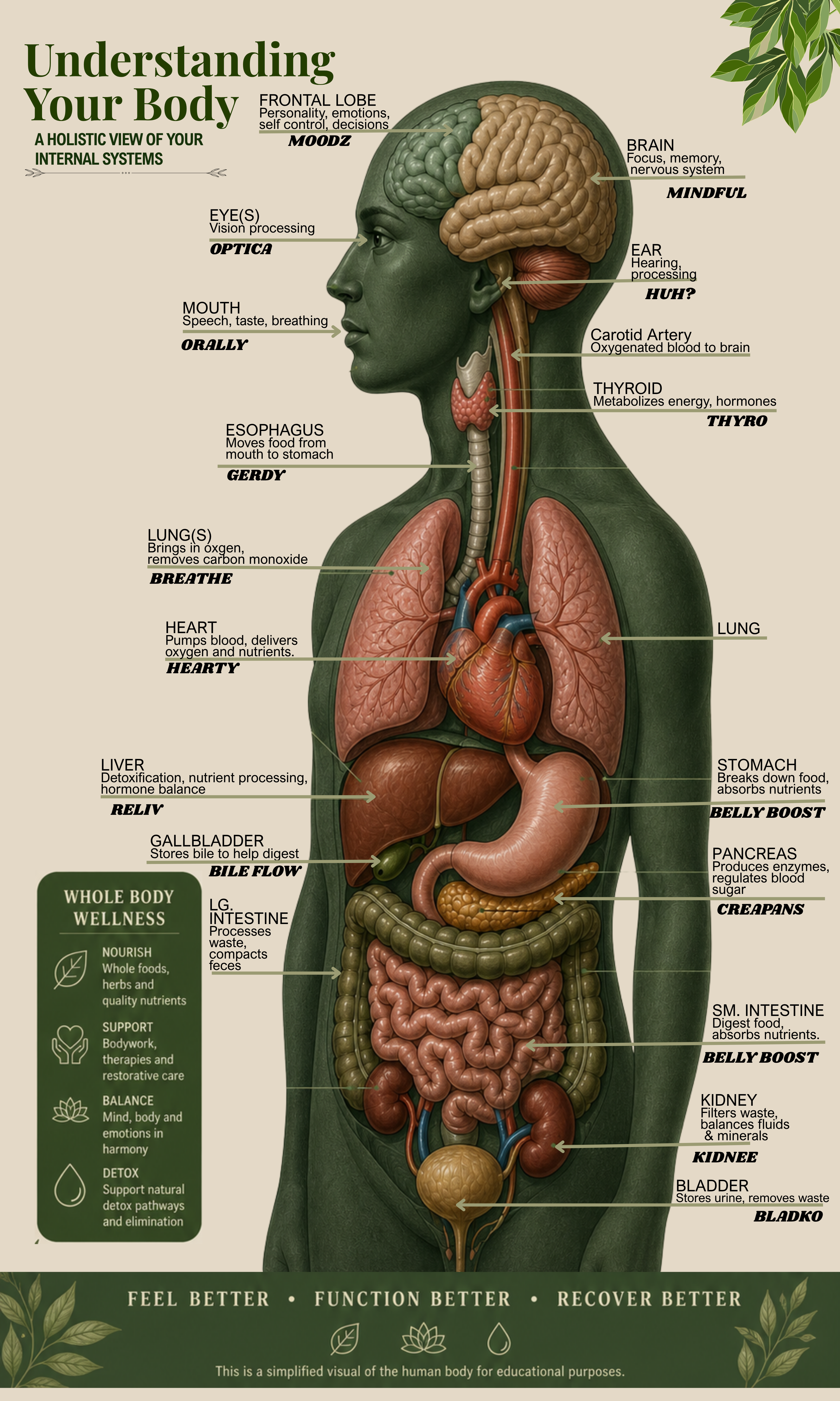 🌿 Understanding the Body Holistically: Supporting Wellness Naturally with PlantWater