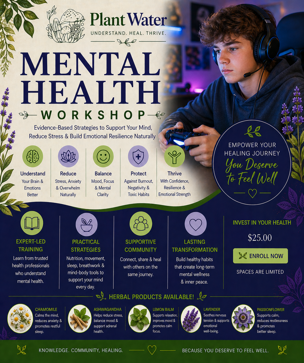 Natural Support for Mood & Mental Wellness