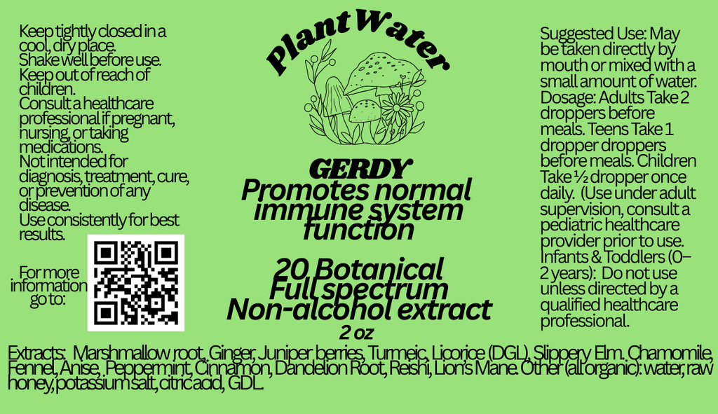 GERDY Helps maintain normal gastrointestinal comfort naturally.