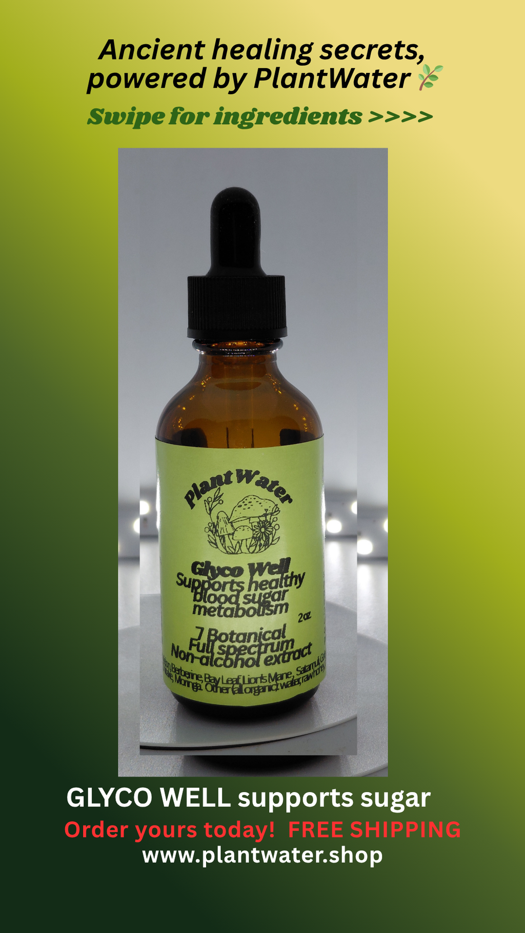 GLYCO WELL Supports healthy blood sugar metabolism naturally.
