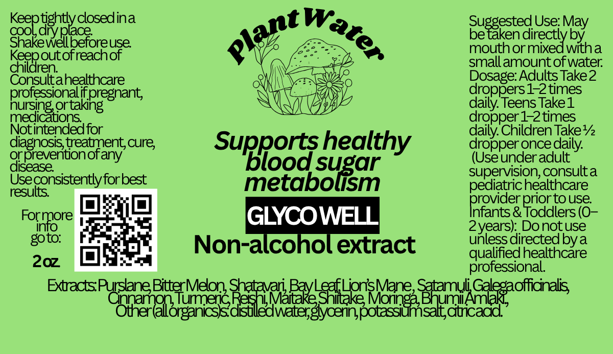 GLYCO WELL Supports healthy blood sugar metabolism naturally.
