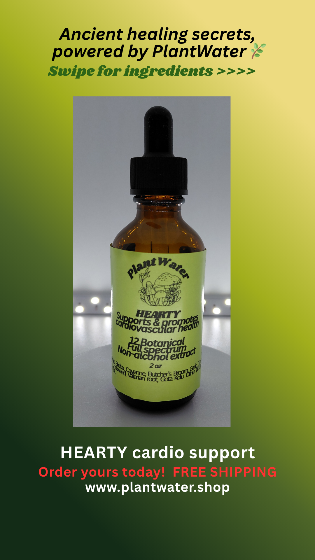 HEARTY Botanical support for cardiovascular health and overall heart wellness.