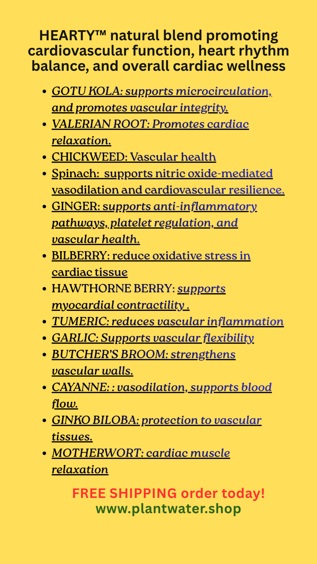 Strong Heart, Strong Life: Natural Support for Cardiovascular Wellness