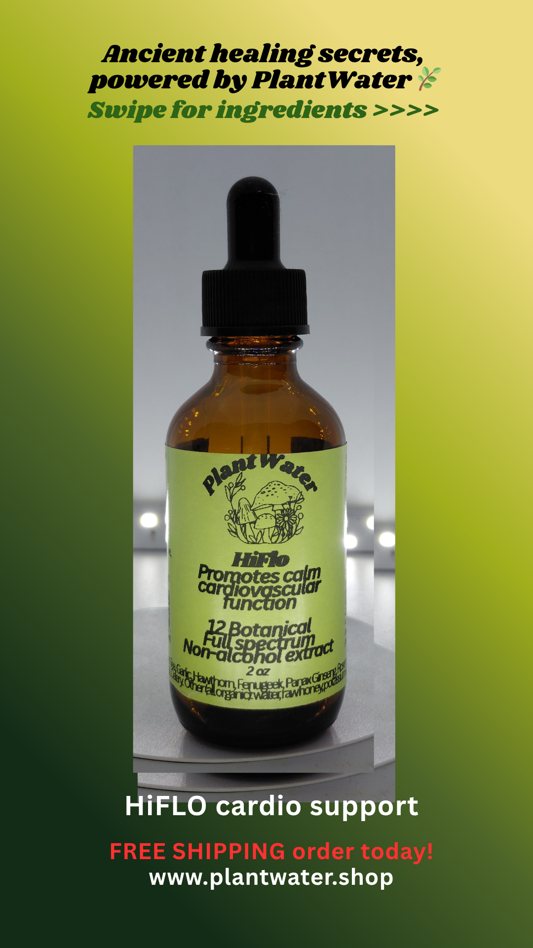 HiFlo Natural support helps blood pressure tension related vascular wellness.