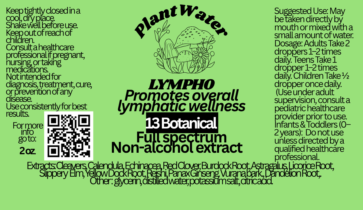 LYMPHO Promotes overall lymphatic wellness naturally.