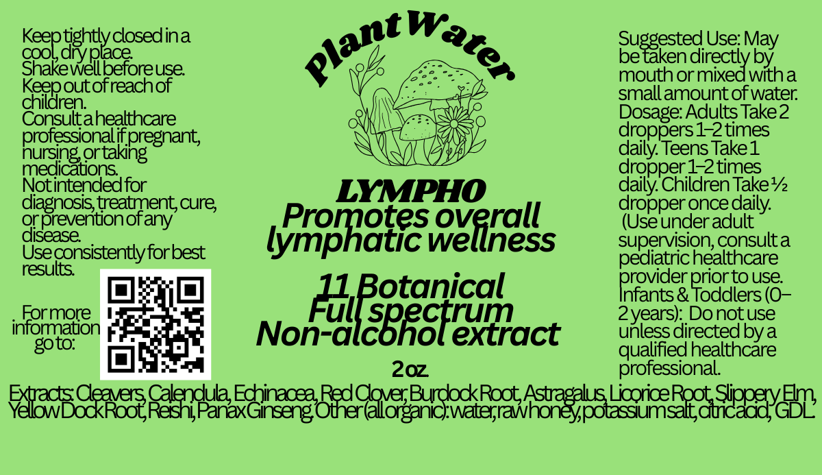 LYMPHO Promotes overall lymphatic wellness naturally.