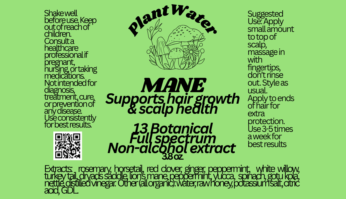 MANE To support healthy hair growth and maintain scalp wellness naturally.