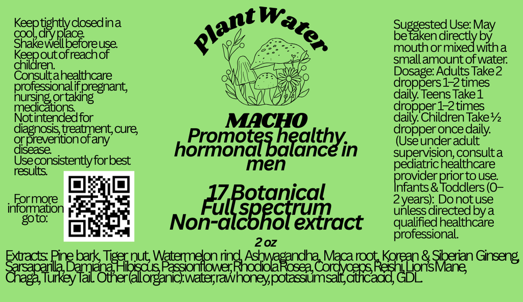 MACHO Supports healthy hormone balance for MEN naturally.