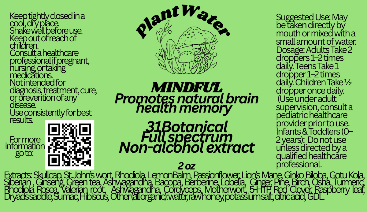 MINDFUL Helps maintain cognitive wellness and supports brain mental clarity naturally.