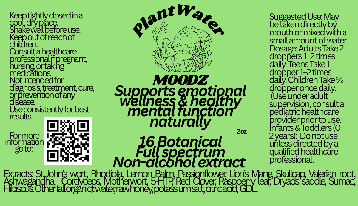MOODZ Supports everyday emotional and mental wellness naturally.