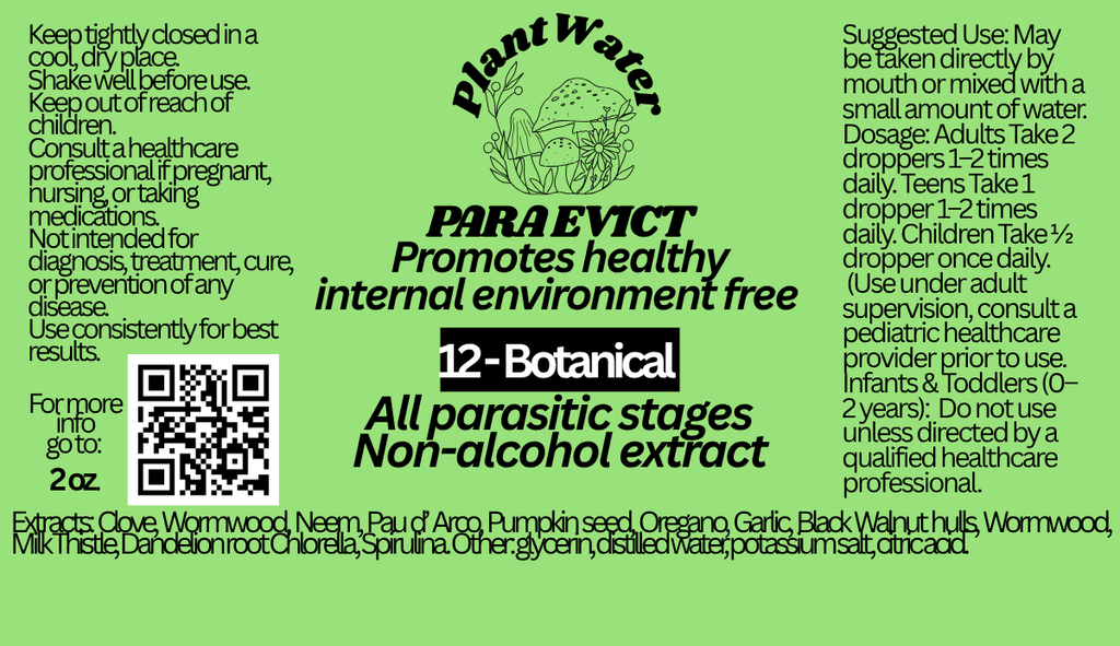 PARA EVICT Promotes healthy internal environments naturally - FULL CYCLE parasite