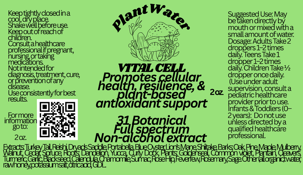 VITAL CELL Helps maintain cellular health against oxidative damage and aging naturally.