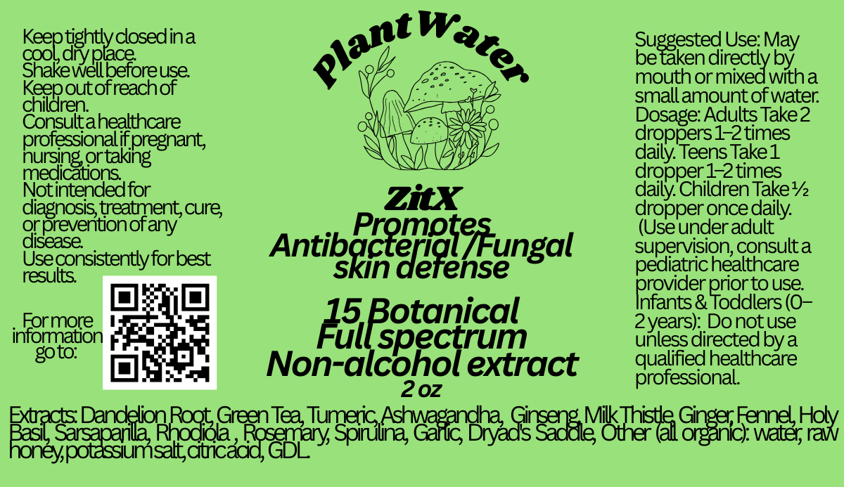 ZITX Helps maintain balanced skin health and supports skin function naturally.