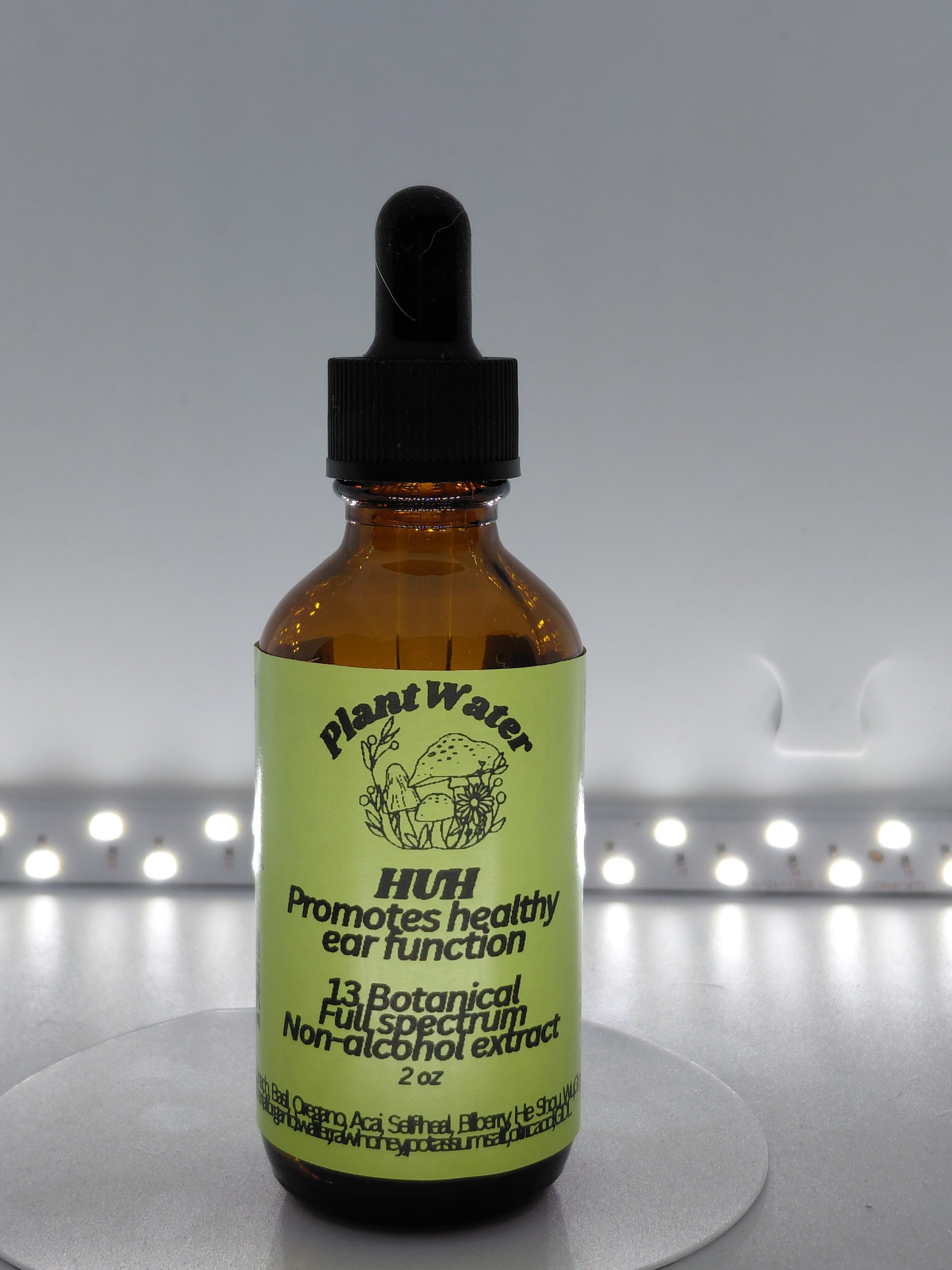 HUH Botanical formula for immune and ear health and auditory support naturally.