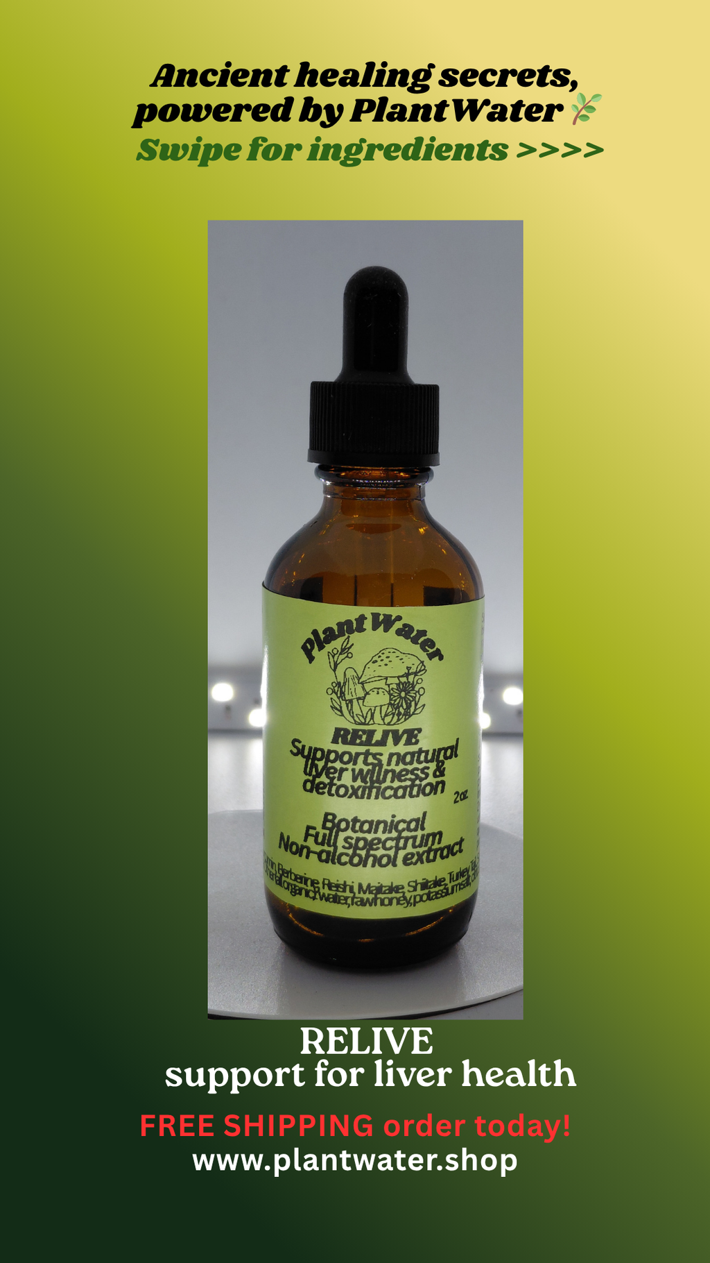 RELIV Supports natural liver wellness & detoxification.